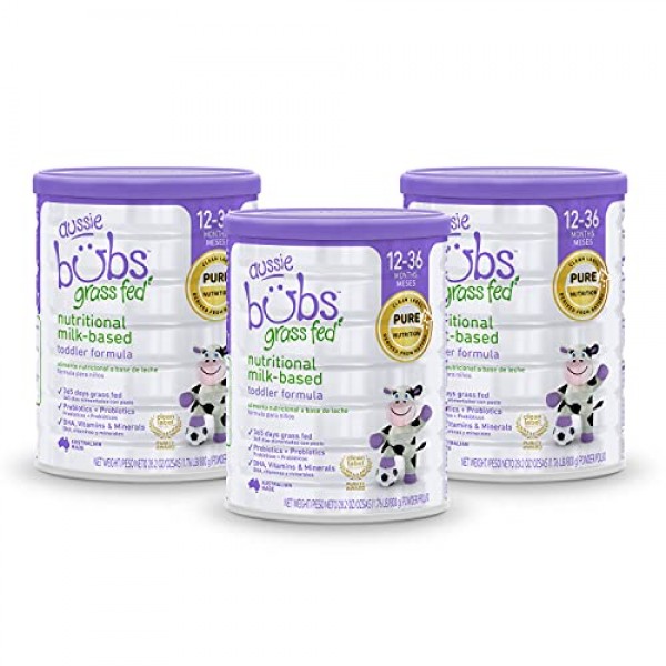 Aussie Bubs Grass Fed Nutritional Milk-based Toddler Formula,