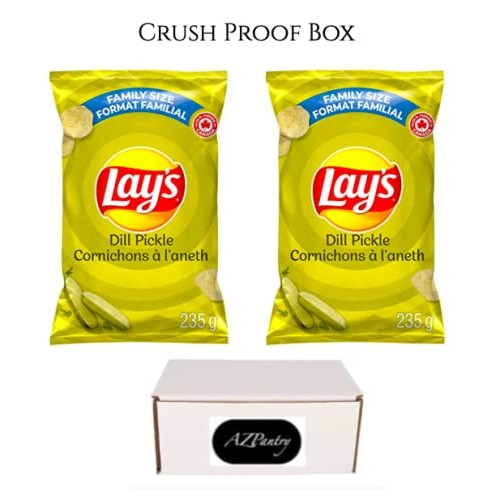 Azpantry Lays Dill Pickle Flavour Potato Chips 2Pk - Comes In A