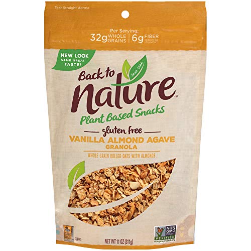 Back To Nature Gluten Free Granola, Non-Gmo Vanilla Almond Agave