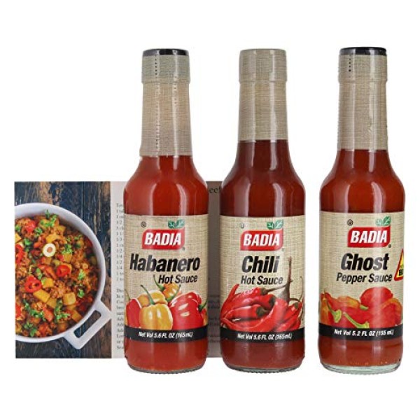 Badia Habanero Ghost Pepper And Chili Pepper Hot Sauces