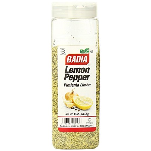 Badia Lemon Pepper, 1.5 Pound Pack of 6