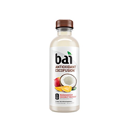 Bai Coconut Flavored Water, Madagascar Coconut Mango, Antioxidan