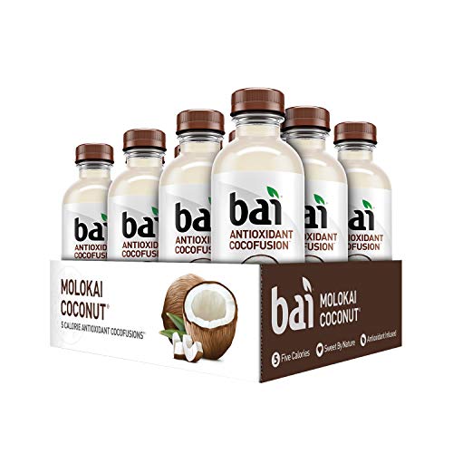 Bai Coconut Flavored Water, Molokai Coconut, Antioxidant Infused