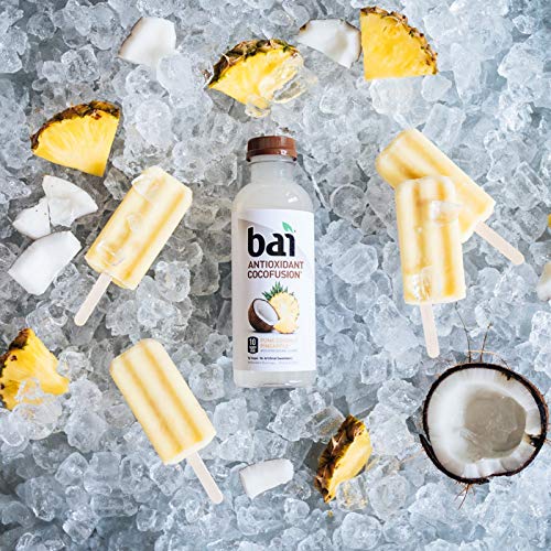 Bai Coconut Flavored Water, Puna Coconut Pineapple, Antioxidant