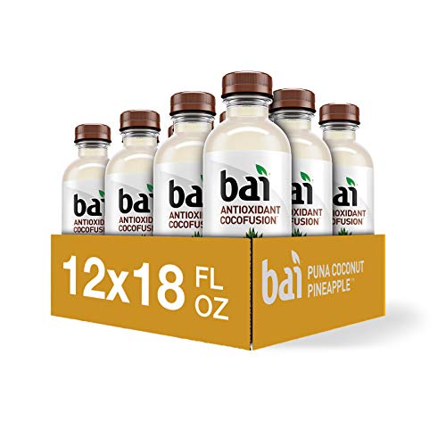 Bai Coconut Flavored Water, Puna Coconut Pineapple, Antioxidant