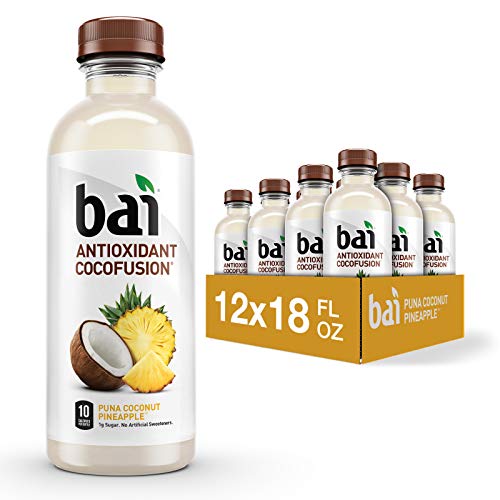 Bai Coconut Flavored Water, Puna Coconut Pineapple, Antioxidant