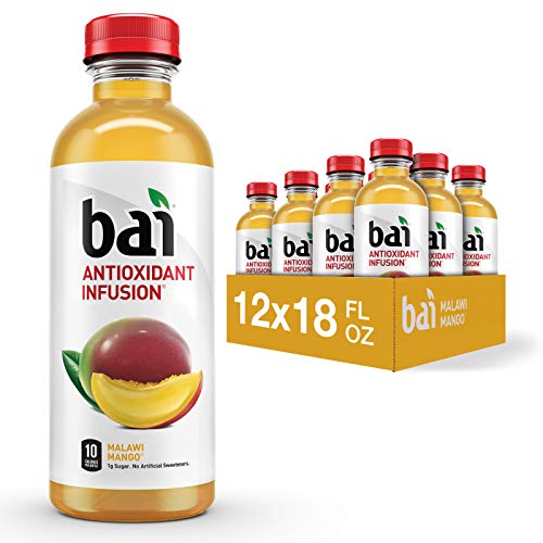 Bai Flavored Water, Malawi Mango, Antioxidant Infused Drinks, 18