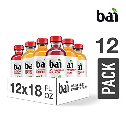 Bai Flavored Water, Rainforest Variety Pack, Antioxidant Infused