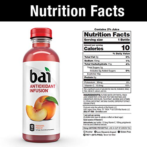 Bai Flavored Water, Rainforest Variety Pack, Antioxidant Infused