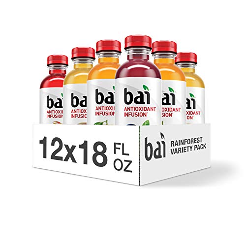 Bai Flavored Water, Rainforest Variety Pack, Antioxidant Infused