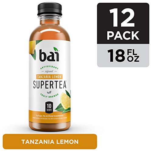 Bai Iced Tea, Tanzania Lemon, Antioxidant Infused Supertea, Craf