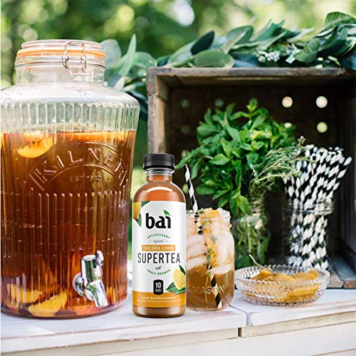 Bai Iced Tea, Tanzania Lemon, Antioxidant Infused Supertea, Craf