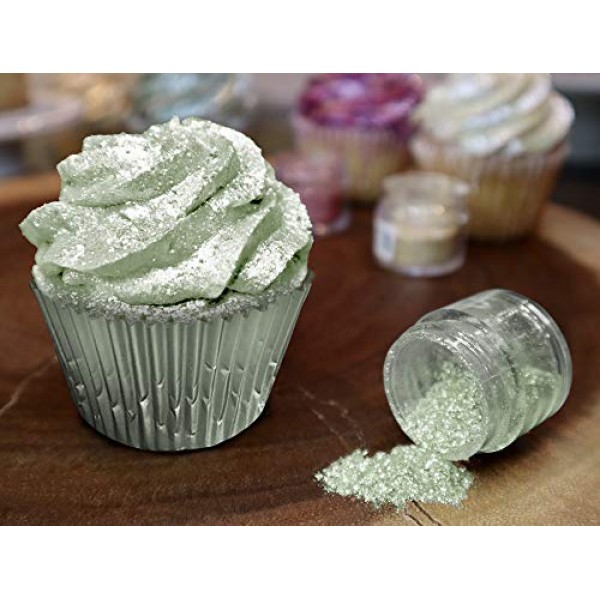 Green Edible Glitter