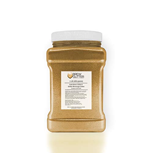 Brew Glitter Gold Edible Glitter For Drinks, Cocktails, Beer, Dr