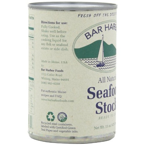 Bar Harbor Stock, Seafood, 15 Ounce Pack Of 6