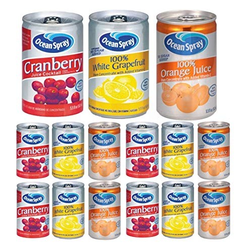 Ocean Spray Fruit Juices-5.5Oz Cans-3 Flavor/12 Can Variety Pack