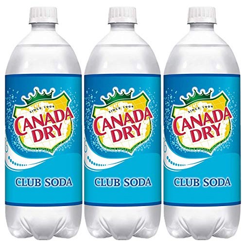 Canada Dry Club Soda, 33.8 Oz, Pack Of 3