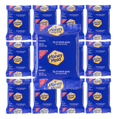 Honey Maid Graham Crackers, 0.5oz Pouches, Pack of 50