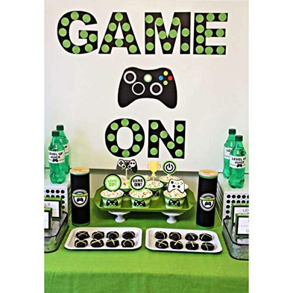  24 Edible Gamer Cupcake Toppers 1.5 Fits cupcakes or oreos,  gamer cake decoration : Grocery & Gourmet Food