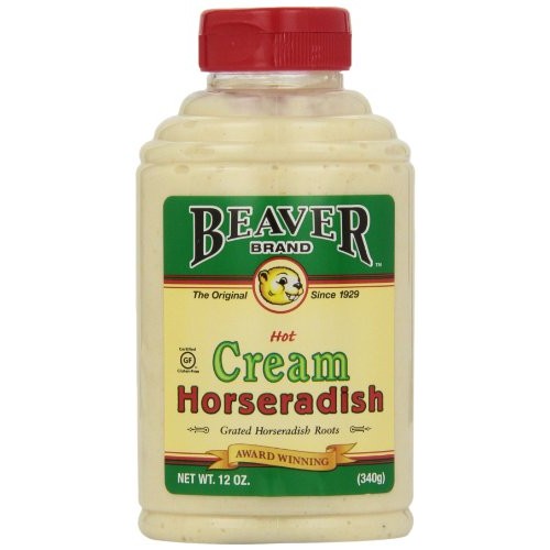 Beaver Brand Cream Style Horseradish, 12-Ounce Squeezable Bottle