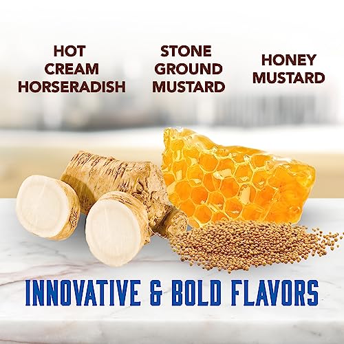 Beaver Condiments Variety Pack, Hot Cream Horseradish, Stone Gro...