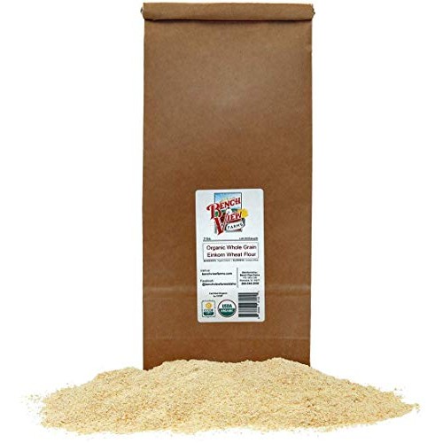 Organic Stone Ground Whole Wheat Einkorn Flour - 2Lbs Pack Of 1