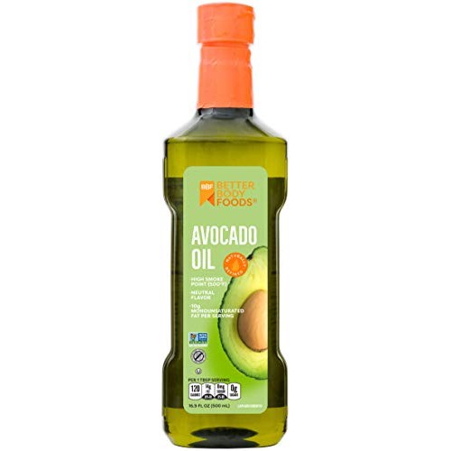 Betterbody Foods 100% Pure Avocado Oil Naturally Refined Cooking