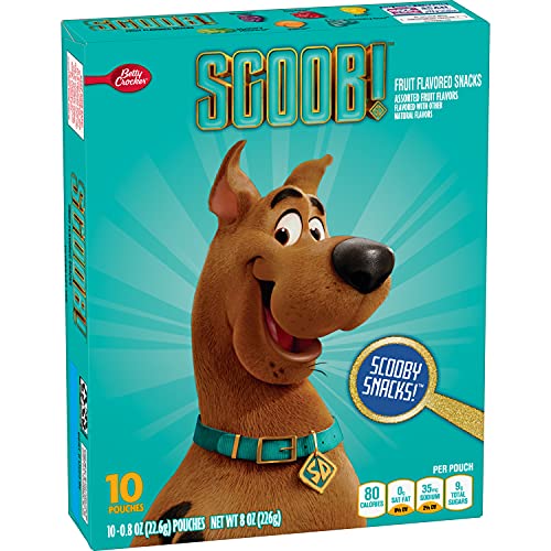 Betty Crocker Scooby Doo Snacks Fruit Snacks, 10 Ct, 8 Oz Pack