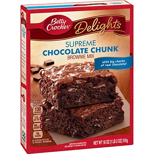 Betty Crocker Baking Chocolate Chunk Supreme Brownie Mix, 18 Oz