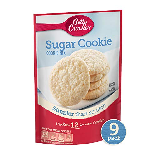 Betty Crocker Baking Mix, Sugar Cookie Mix, 6.25 Oz Pouch Pack