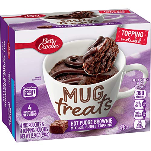 Betty Crocker Baking Mug Treats Hot Fudge Brownie Mix With Fudge