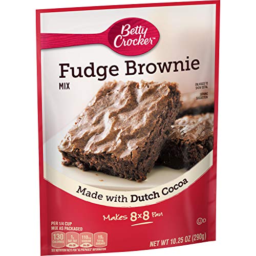 Betty Crocker Brownie Mix, Fudge, 10.25 Oz Pouch