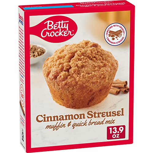 Betty Crocker Cinnamon Streusel Muffin And Quick Bread Mix, 13.9