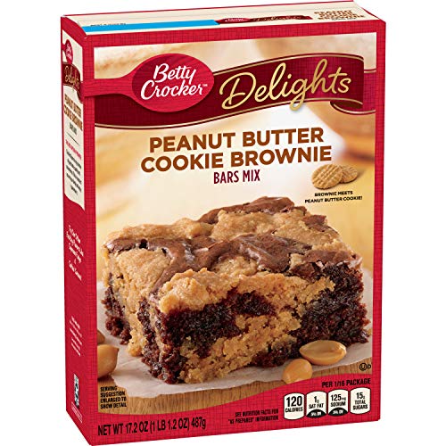 Betty Crocker Delights Mix Peanut Butter Cookie Brownie Bar Mix