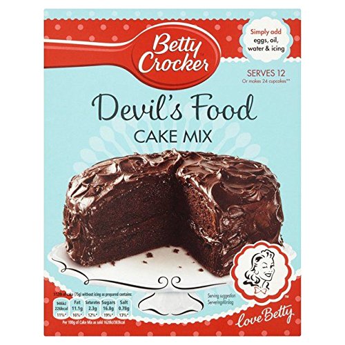 Betty Crocker Devils Food Cake Mix - 425G 0.94Lbs