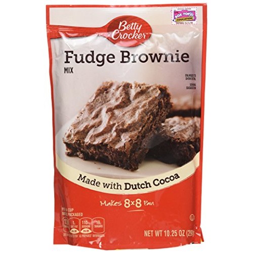 Betty Crocker Fudge Brownie Mix, 10.25-Ounce Pouches Pack Of 3