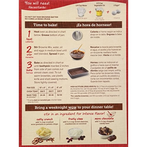 Betty Crocker Fudge Brownie Mix Family Size 18.3Oz. Pack Of 4