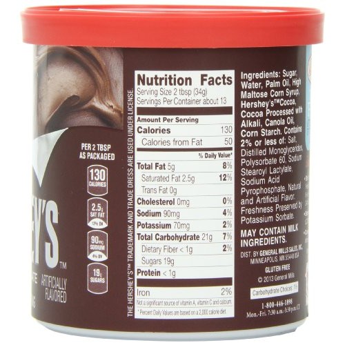 Betty Crocker Gluten Free Hersheys Milk Chocolate Frosting, 16 ...