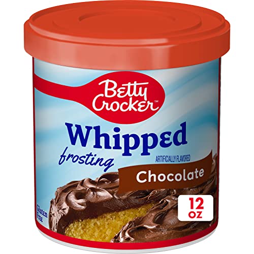 Betty Crocker Gluten Free Whipped Chocolate Frosting, 12 oz Pac...