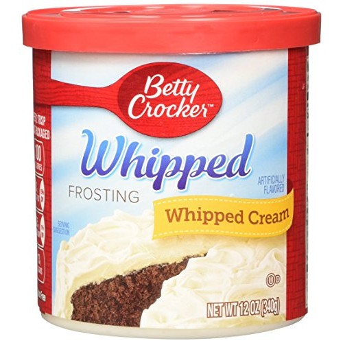 Betty Crocker Gluten Free Whipped Cream Frosting, 12 oz Pack of 8