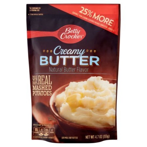 Betty Crocker Homestyle Creamy Butter Potatoes, 4.7 Oz Pouch Pa