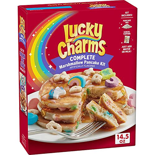 Betty Crocker Lucky Charms Complete Marshmallow Pancake Mix, 14.