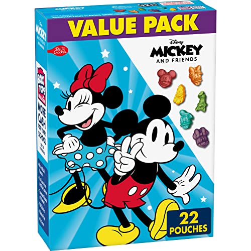 Betty Crocker Micky & Friends Fruit Flavored Snacks, Treat Pouch...