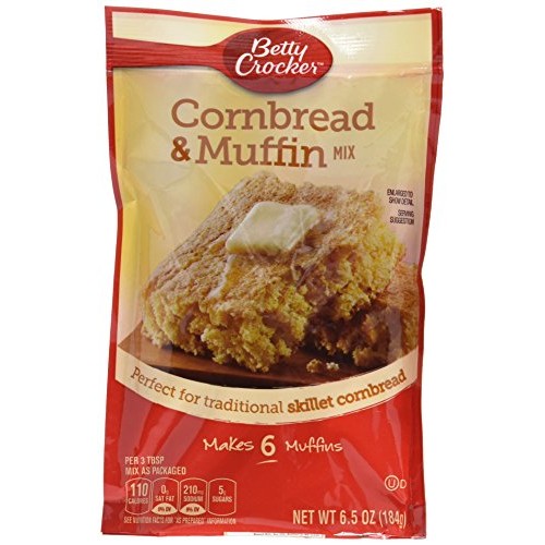 Betty Crocker, Muffin Mix, Authenic Cornbread &Amp; Muffin Mix, 6.5-