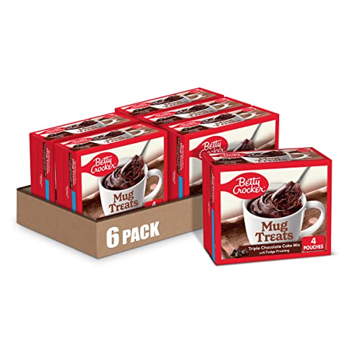 Betty Crocker Mug Treats Triple Chocolate Cake Mix with Fudge Fr...