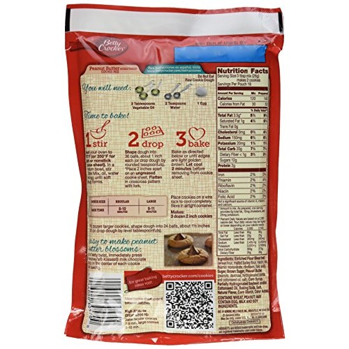 Betty Crocker Peanut Butter Cookie Mix - 17.5 Oz - 3 Pk