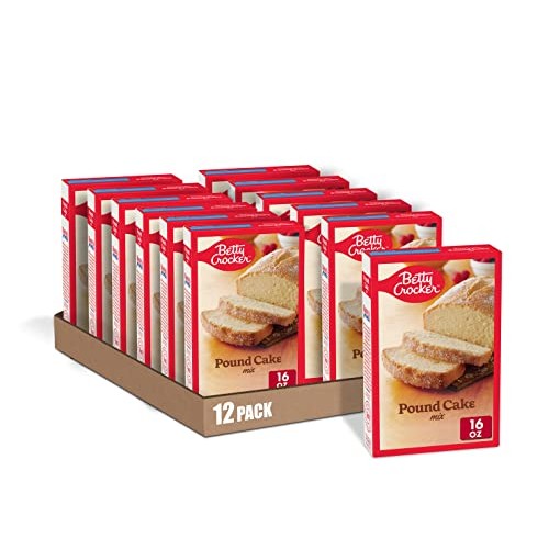 Betty Crocker Cake Mix Pound Cake 16.0 Oz Box Pack Of 12