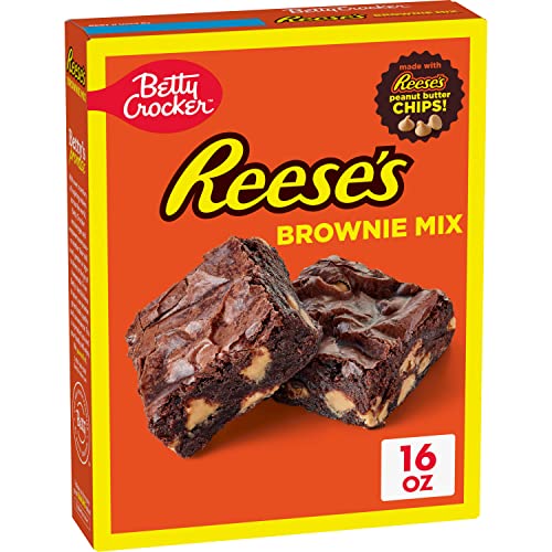 Betty Crocker Reeses Peanut Butter Premium Brownie Mix, 16 Oz.