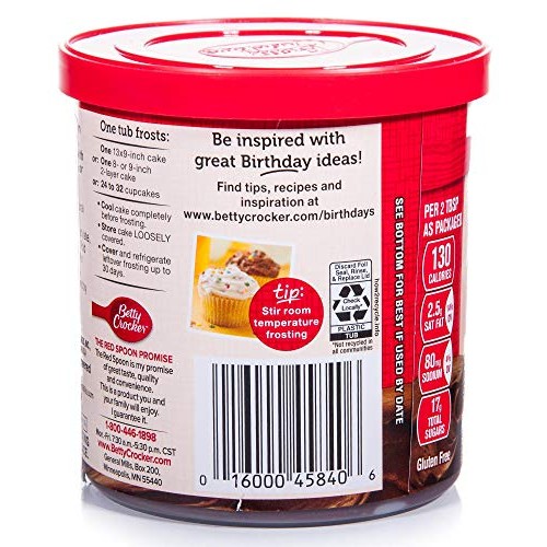 Betty Crocker Rich & Creamy Chocolate Frosting 16 oz