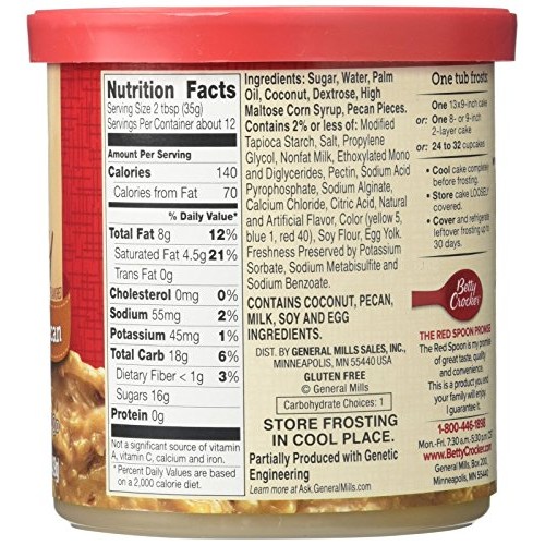 Betty Crocker Rich & Creamy Frosting - Coconut Pecan - 15.5 oz